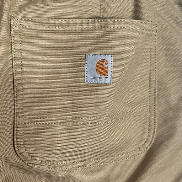 Carhartt Women's Rugged Professional Original Fit Cargo Work Pants Khaki Size 8 - Picture 3 of 9